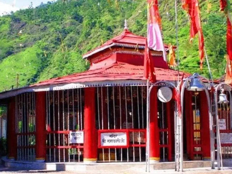 a view of Kalimath Temple, near guptkashi